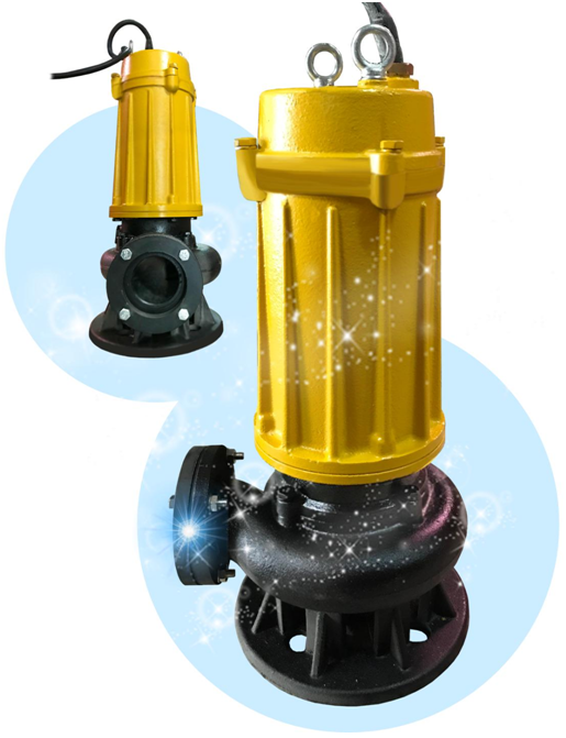 serie W220 - Elettropompa sommersa per fognature - acque nere - liquami -  portata max 60mc-ora 3.0 HP POMPE SOMMERSE PER FOGNATURE